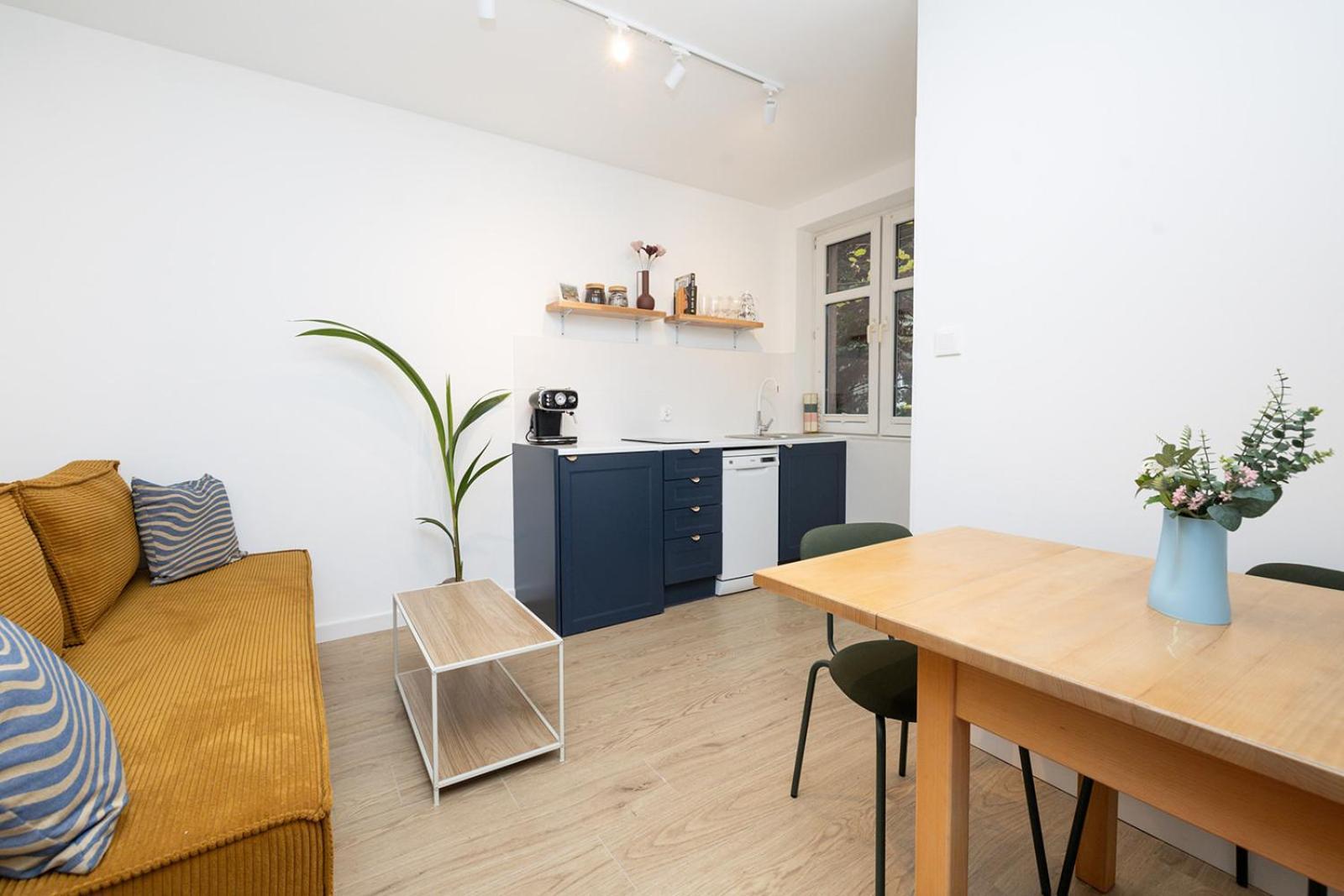 크라쿠프 In The Heart Of Historical District With Free Parking 아파트 외부 사진